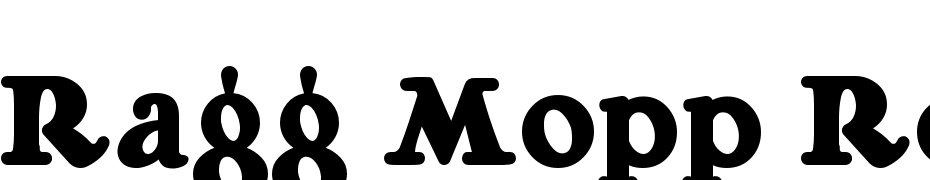 Ragg Mopp Regular cкачати шрифт безкоштовно